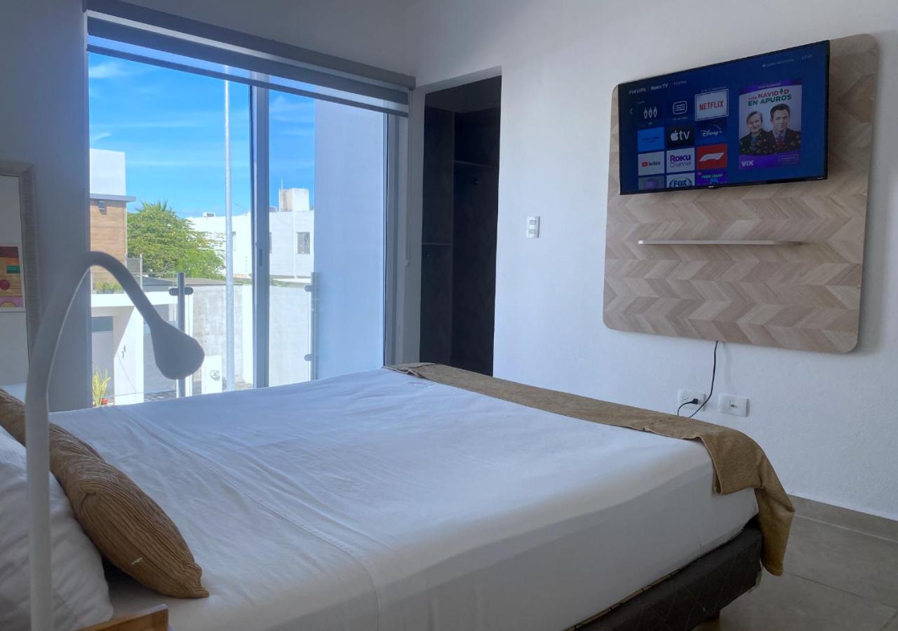 Casa Familiar En Condominio Privado Cerca De Playa カンクン エクステリア 写真